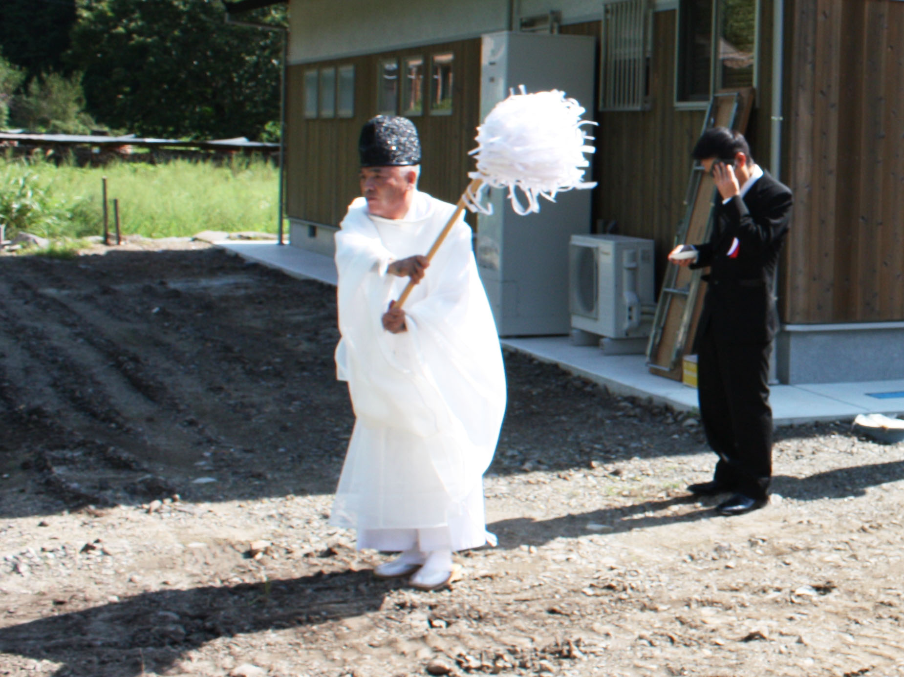 地鎮祭・地盤調査および改良